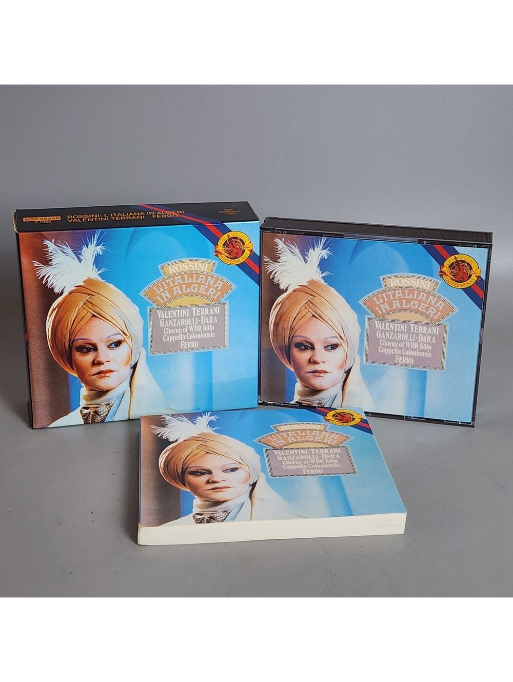 Rossini L'Italiana in Algeri CD 2-Disc Set Valentini Terrani Ganzarolli Ferro NM